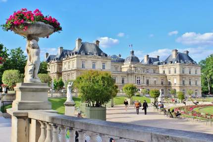 Jardin du Luxembourg, l’Hôtel Villa Madame à Paris Saint-Germain-des-Prés, Rive Gauche
